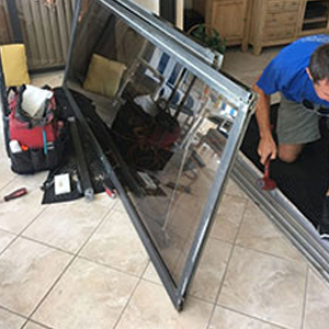 sliding glass door frame repair Vineyard